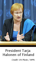President Tarja Halonen of Finland
